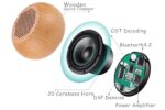 TWS Ahşap Bluetooth Hoparlör - Görsel 7