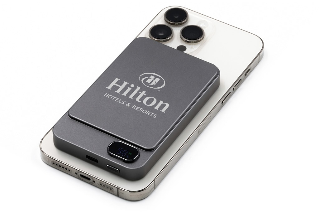 POWERWAVE-5000-15.jpg 5000 mAh PD20W Magsafe 15W Kablosuz Powerbank - Görsel 1