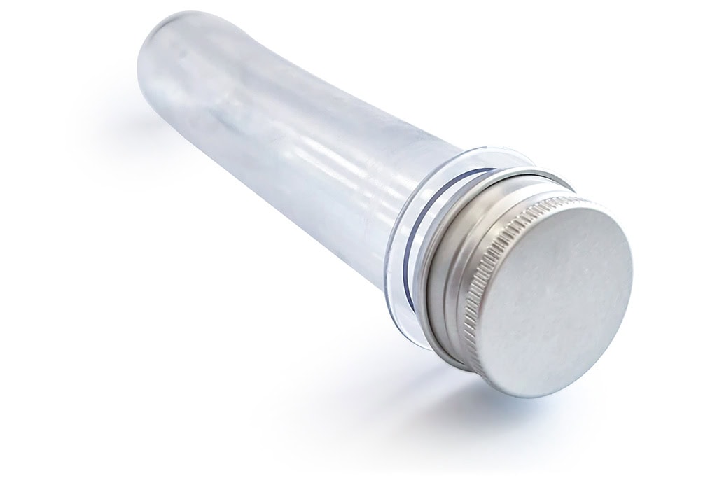 TUBE7.jpg Metal Kapaklı Plastik Deney Tüpü - Görsel 1