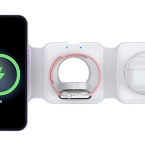 Katlanabilir Manyetik Çoklu Kablosuz Şarj Standı