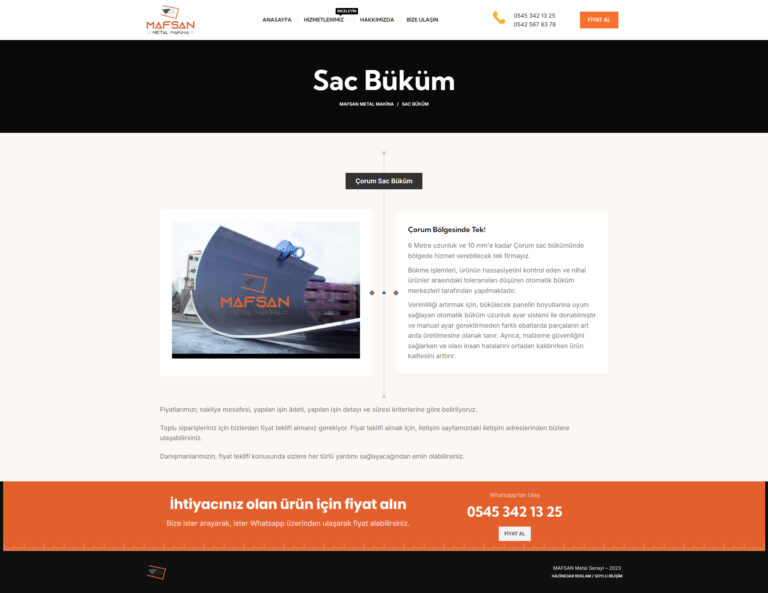 FireShot Capture 023 - Çorum 6 Metre Sac Büküm - MAFSAN Metal Makina - mafsanmetal.com.tr