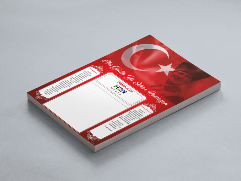 4x34 cm Ramazan İmsakiyesi, 210 gr Bristol kâğıt kalitesiyle üretilmiş, net baskılı ve uzun ömürlü bir üründür. 2026 imsakiye arayanlar için estetik ve pratik bir çözümdür.